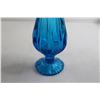 Image 4 : Blue Glass Vase - 15"