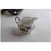 Image 5 : Silverplate Teapot, Shelley Violet Milk Holder