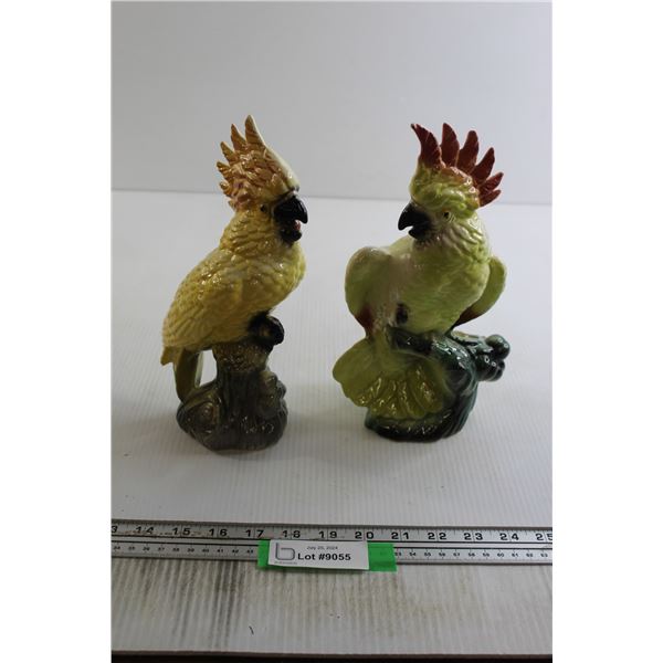 (2) Parrot Decorations