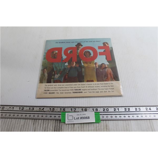 1962 Ford Line Up 16-Page Booklet