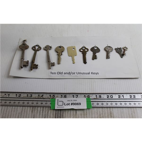 (10) Old/Unusual Keys
