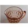 Image 2 : Pink Depression Glass "Windsor" Pitcher