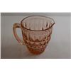 Image 3 : Pink Depression Glass "Windsor" Pitcher