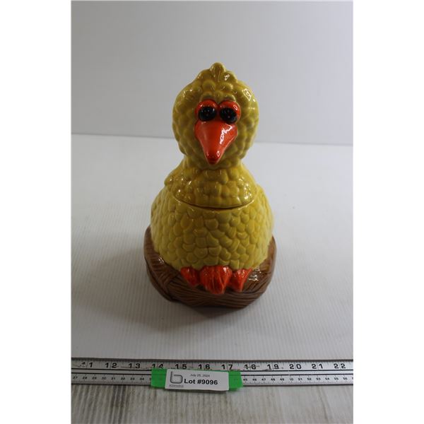 Big Bird Cookie Jar - Repaired Beak, Chip on Back