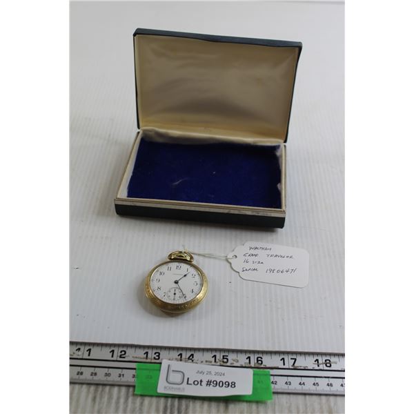 ^Waltham Grade Traveler Pocket Watch