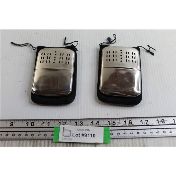 (2) 1950s Antique Hand Warmers