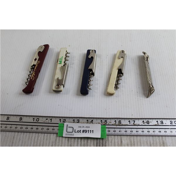Cork Bottle Opener, (4) Bottle Openers, Can Opener