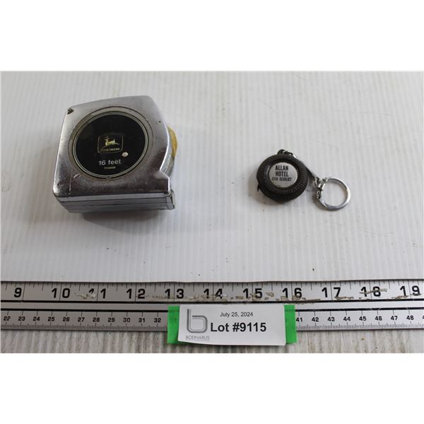 (2) Tape Measurers - John Deere
