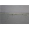 Image 5 : (2) Patterned Frosted Glass Dividers with Posts - 42" x 11", Posts Measure 15 1/2" Tall