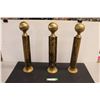 Image 1 : (3) Stanchions - 18 3/4" Tall