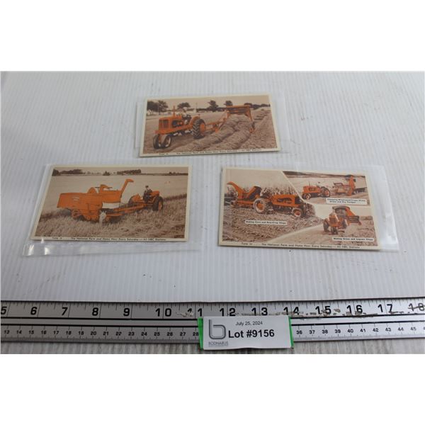 (3) Allis-Chalmers 1950s Advertising Post Cards