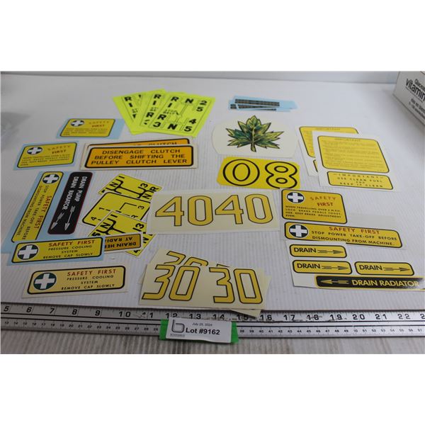 Assorted Cockshutt Tractor Decals