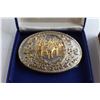 Image 2 : Calgary Stampede '89 Gold & Silver #138 Belt Buckle