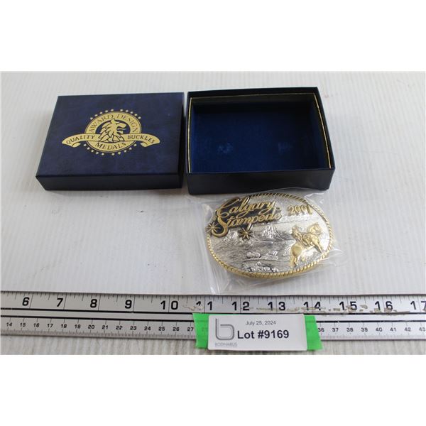 Calgary Stampede 2001 Belt Buckle