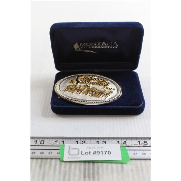 Calgary Stampede 2002 Montana Silversmiths Belt Buckle