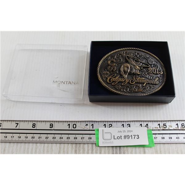 Calgary Stampede 2013 Montana Silversmiths Belt Buckle