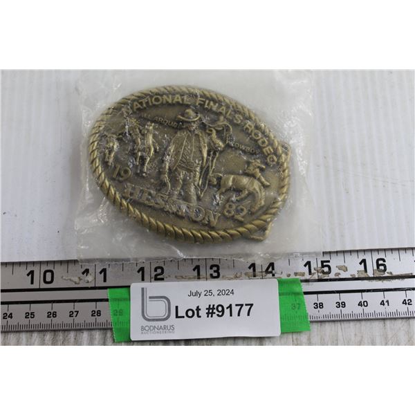 Hesston National Finals 1982 Rodeo Belt Buckle