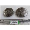 Image 1 : (2) Hesston National Finals Rodeo 1984 Belt Buckles
