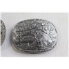 Image 3 : (2) Hesston National Finals Rodeo 1992 & 1993 Belt Buckles