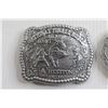 Image 2 : (2) Hesston National Finals Rodeo 1996 & 1997 Belt Buckles