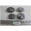 Image 1 : (4) Kids Hesston National Finals Rodeo Belt Buckles