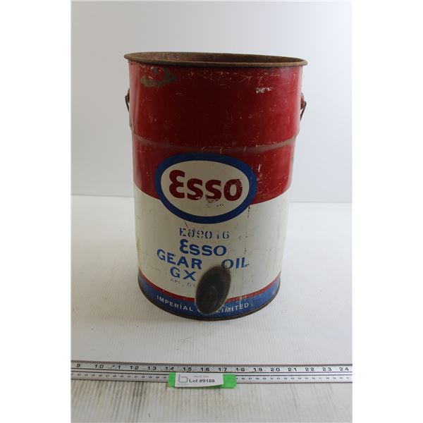 Esso Oil Pail