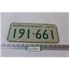 Image 1 : Saskatchewan License Plate - 1970