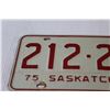 Image 2 : Saskatchewan License Plate - 1975