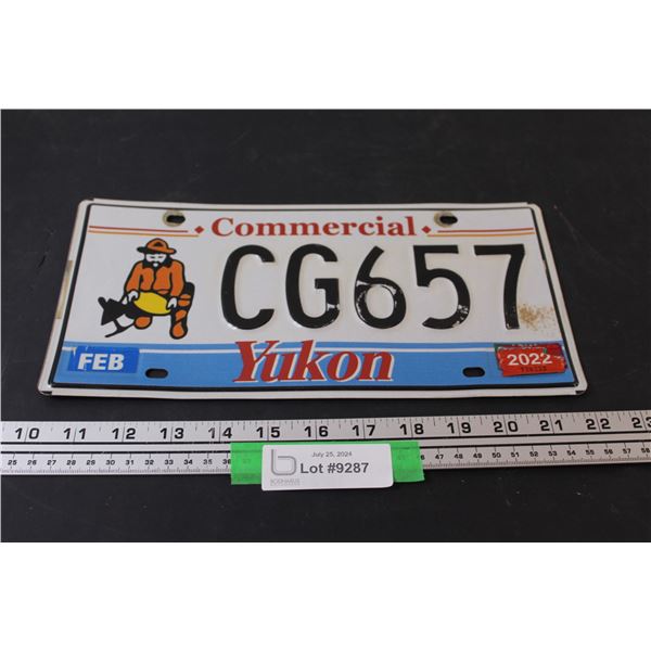 Yukon License Plate - Commercial