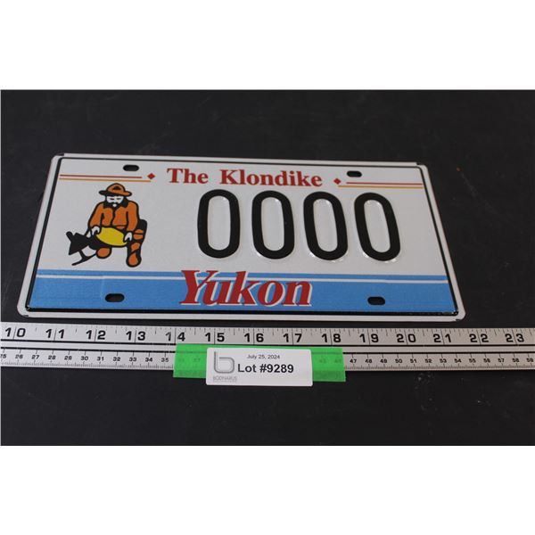 Yukon License Plate