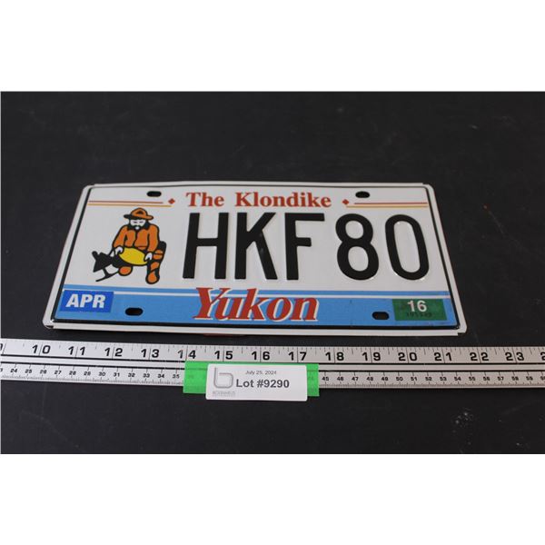 Yukon License Plate
