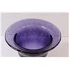 Image 2 : Purple Blown Art Glass Vase - 7" x 6"