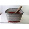 Image 1 : Vintage GSW Quality - Galvanized Wash Tub