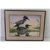Image 3 : Signed Original Water Color of Loons (18 1/4" x 14 1/4")