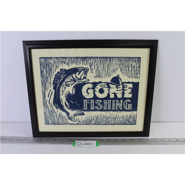 Gone Fishing Print (15 1/2" x 12 1/2")
