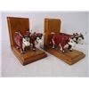 Image 2 : Lunenburg Foundry Cast Metal Oxen Bookends
