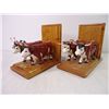 Image 3 : Lunenburg Foundry Cast Metal Oxen Bookends