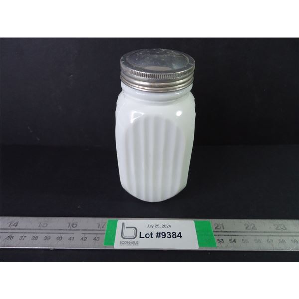 Vintage Milk Glass Shaker