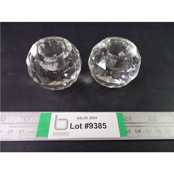 Swarovski Style Candle Holders