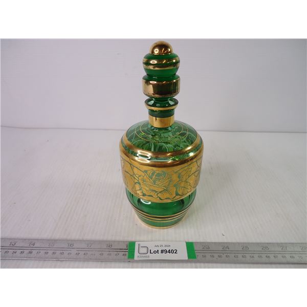 Vintage Bohemian Glass Decanter