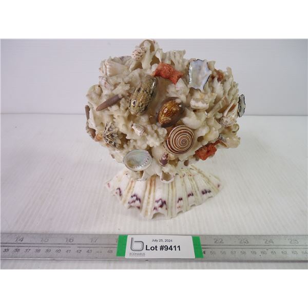 "Coral Reef" Shell Sculpture