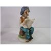 Image 4 : (1) Hand Carved German Black Forest Figurine and (1) Ceramic Figurine