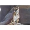 Image 2 : *Original Pastel of a Cougar or Mountain Lion - Wildlife Artist Bob Quick (26 1/2" x 32 3/4")