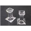 Image 3 : Signed Villeroy & Boch - Crystal Candle Stick Holders