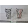 Image 1 : (2) MCM Cocktail Shakers - Stemmed Glass