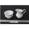 Image 1 : Royal Albert "Memory Lane" Creamer & Sugar Bowl