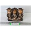 Image 1 : Three Wise Monkey Ceramic Bank