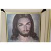 Image 2 : Vintage Portrait of Jesus - In Reverse Painted Frame