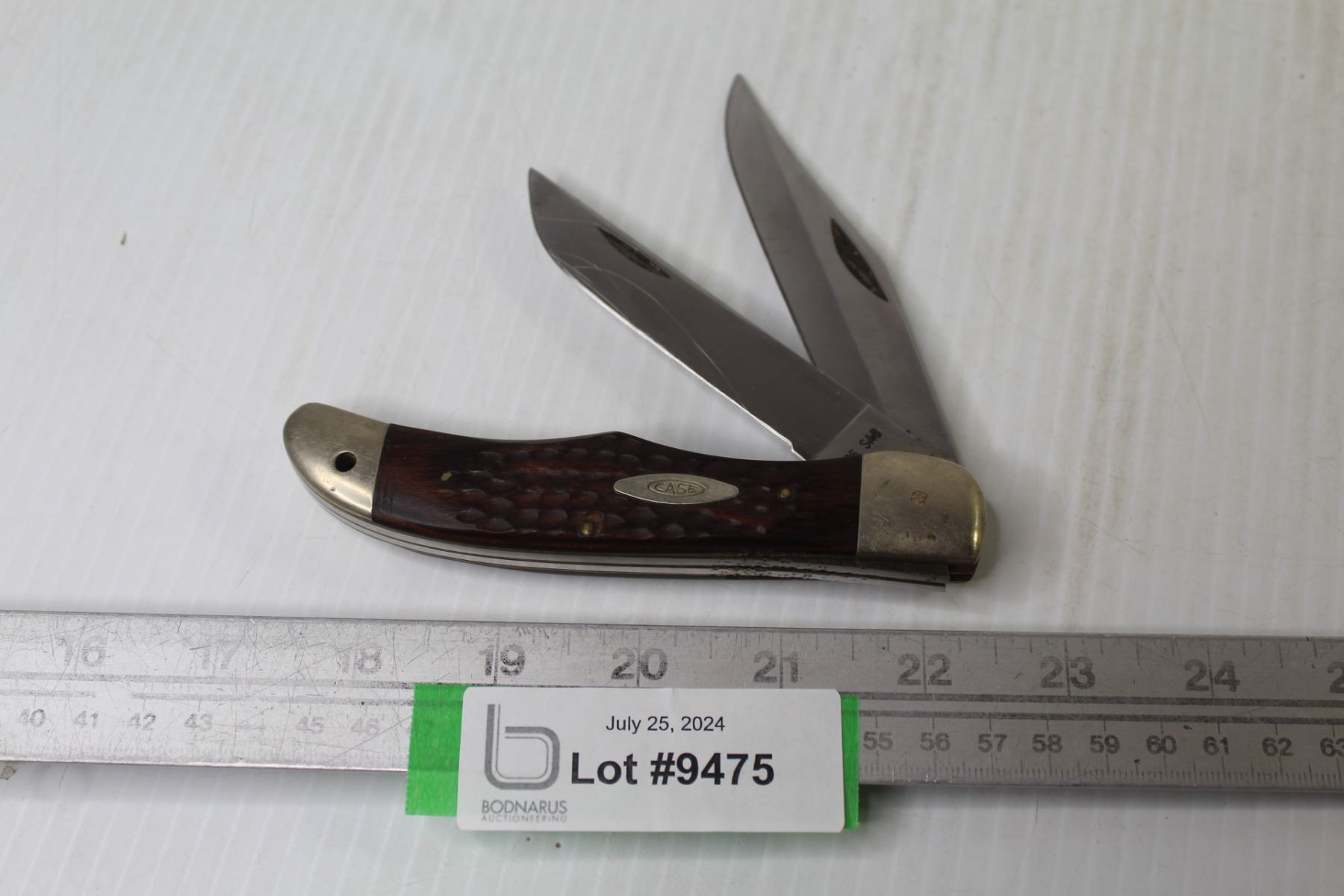 Case Bone Handled - Folding Double Knife 4 1/2