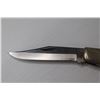 Image 3 : Case Bone Handled - Folding Double Knife 4 1/2" Blade (scratches - has marks on back)